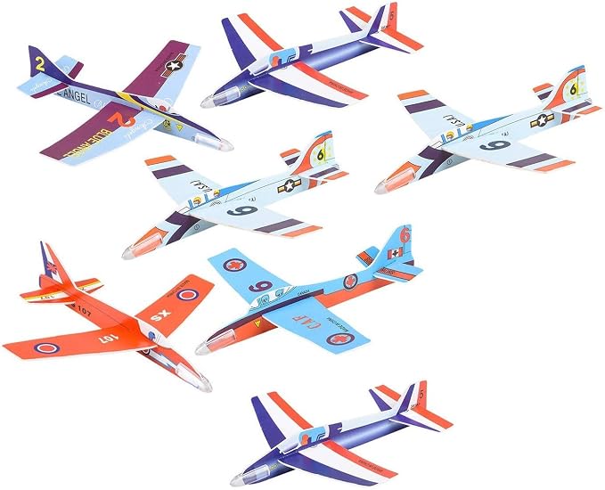 GRANITE MOUNTAIN PRODUCTS Balsa Wood and Styrofoam Airplane Toys Set | 6 Balsa - Image 4