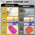 Soucolor Marker Paper Sketchbook, Bleedproof Maker Paper 9"x12" | Professional - Image 7