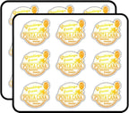 Punta Cana Dominican Republic Greetings Label 2" 18 Pack Sticker by EW+Designs