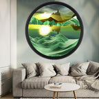 TNSLGHS Moving Sand Art, Wall Mounted Sand Art Liquid Motion, 360°Rotate Moving by Unknown