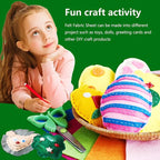 Jtnohx Color Felt, Soft Felt Sheets, 1.4mm Thick 8"x12" Handicraft Felt Fabrics - Image 8