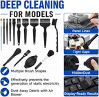 15 Pcs Anti Static Model Cleaning Brush Kit Dusting Tool Set - Image 3