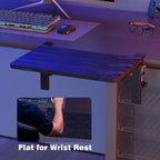 Desk Extender, 15-inch Clamp-On Desk Shelf, Height-Adjustable Desktop Shelf - Image 7