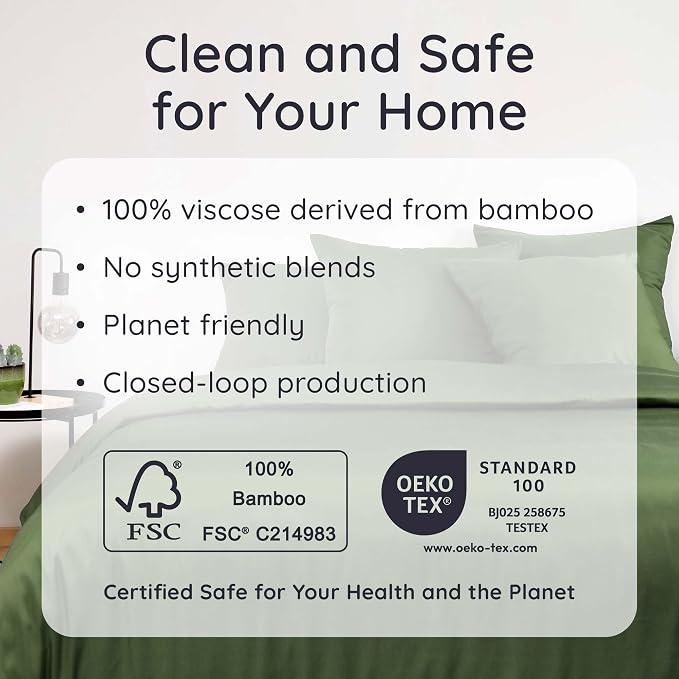 Bambaw 100% Viscose Derived from Bamboo Pillow Cases Queen Size Set of 2 - Image 6