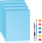 LuckyFoam Blue 4 Pack 15x12x1 inch Foam Sheets 1 Inch Thick | Polystyrene by LuckyFoam