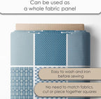 Cotton Satin Patchwork Fabric Panel – 35 Designs, 20×20 cm Squares, Single - Image 4