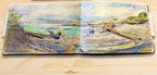 Landscape-Shaped Sketchbook, 8.25 x 5.5 inches, Lays Flat Flexible Sketch Book - Image 4