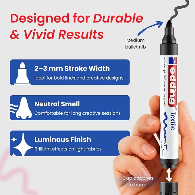edding 4500 textile Marker - Image 3