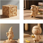 8Pcs Basswood Carving Blocks 2x2x2 - Image 4