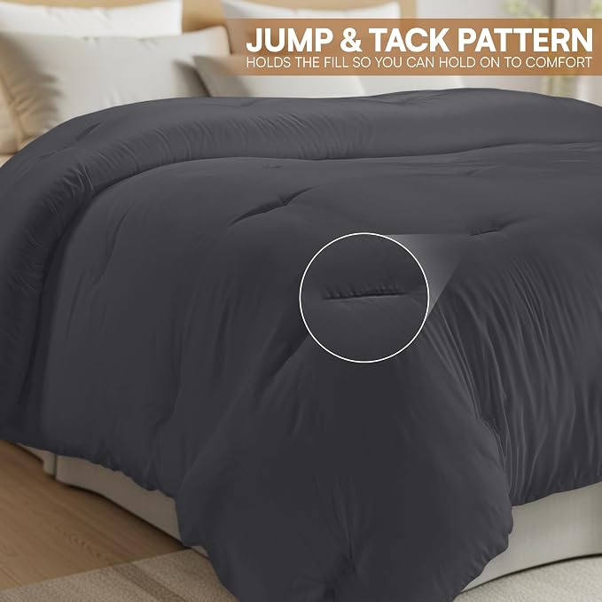 Utopia Bedding Comforters Twin Size, All Season Duvet Insert, Down Alternative - Image 2