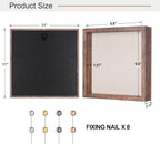 11x11 Shadow Box Frame with Linen Back - Image 6