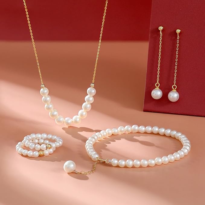 DUQGUHO 10mm Pearl Beads for Crafting White Beads Bulk for Jewelry Making Fake - Image 8