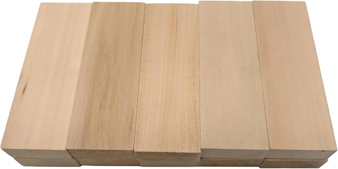 10PCS Basswood Carving Blocks, Whittling Wood Carving Kit, Unfinished Wooden - Image 5