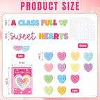 JarThenaAMCS Valentine's Day Classroom Door Decoration Candy Hearts Bulletin - Image 2