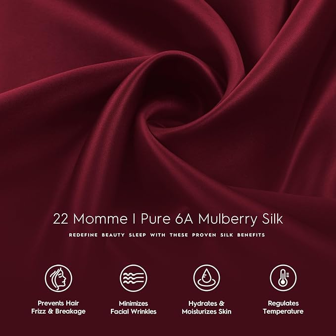 Tafts Silk Pillow Cases - 22mm 100% Pure Mulberry 6A Silk Pillowcase - Image 6