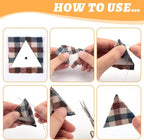 Neworkg 500 PCS 1.5" Equilateral Triangle Paper Piecing Templates, Quilting - Image 4