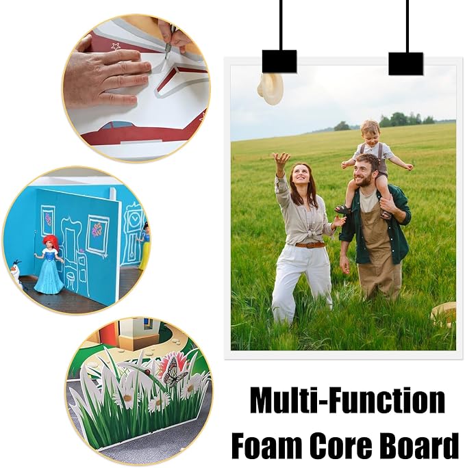 EPHECH 30Pack 12" x 16.5" White Foam Board - Image 3