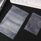 Penitue Photocard Sleeves, 9.1x6.5cm/3.58x2.56in Laser Flashing Card Sleeves - Image 7