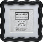 High-End Black 4x4'' Square Zinc Alloy Picture Frames, by GorYeeFine