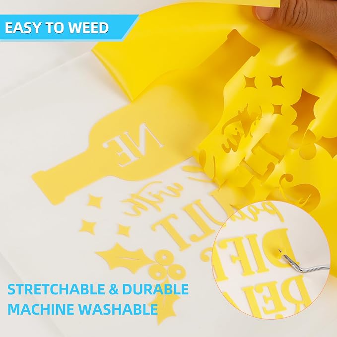 Guangyintong Yellow HTV Heat Transfer Vinyl Rolls - Image 6
