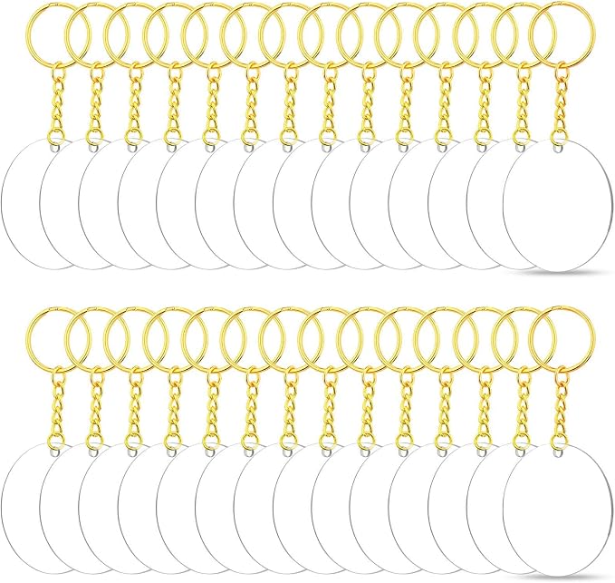Audab Acrylic Keychain Blanks by Audab