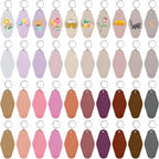 LOTMER 20/30/40/80 PCS Hotel Keychain Blank by LOTMER