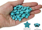 300pcs Turquoise Star Beads for Jewelry Making Natural Stone Lanyard Spacer - Image 2