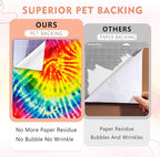 Spiralism Patterned Permanent Adhesive Vinyl 12 Sheets 12'' x 10'' | Tie Dye - Image 4