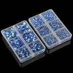10000Pcs 2-Boxes Mixed Size Hot Fix Round Crystals Gems Glass Stones Hotfix - Image 5