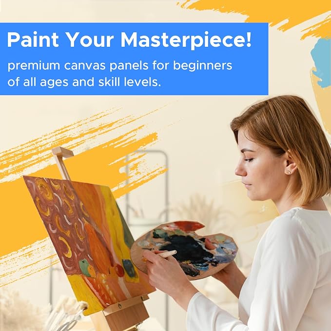 64 Pack 8x10 Inch Canvas Boards - Image 7