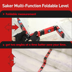 Saker Multi-function Foldable Level, 28-Inch Level Tool, Gift - Image 5