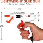 Mini Hot Glue Gun Kit：DEKOPRO 20Watt High Temp Glue Guns Tool - Image 3