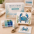 DIY Sea Glass Mosaic Art Kit-Ocean Themed Craft Kit - Image 5