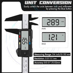 Electronic Digital Calipers, inch and Millimeter Conversion, LCD Screen - Image 2