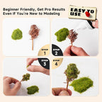Golden Maple Miniature Terrain Basing Set, Static Grass & Scenery Flocks Kit - Image 6