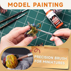 Golden Maple Kolinsky Sable Miniature Paint Brushes, Professional Detail Paint - Image 5