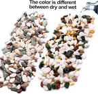 Natural Decorative Pebbles Rocks Polished Tterrarium Gravel White Stones - Image 4