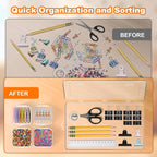 Bead Organizer Box, 2 Pack 30 Pcs Clear Plastic Storage Containers Features - Image 4