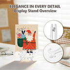 artliving 3inch Clear Plastic Easels or Stand/Plate Holders to Display Pictures - Image 2