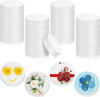 Henoyso 4 x 4 x 1 Inch 24 Pcs Foam Circles Polystyrene Round Foam Discs by Henoyso