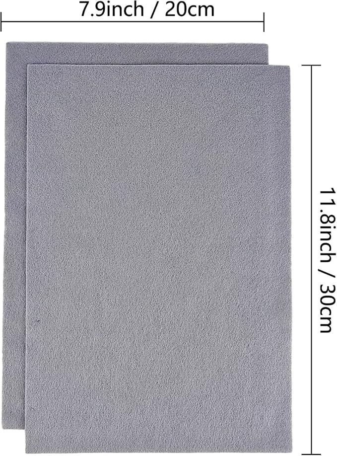Jtnohx Color Felt, Soft Felt Sheets, 1.4mm Thick 8"x12" Handicraft Felt Fabrics - Image 5