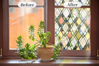 Window Privacy Film, Stained Glass Decorative Static Cling UV & Heat Blocking - Image 9