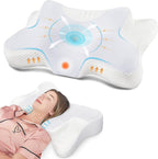 DONAMA Cervical Neck Pillow for Pain Relief, Odorless Contour Memory Foam by DONAMA