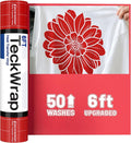 TECKWRAP Heat Transfer Vinyl for T-Shirts, 50+ Washes, REACH Certified & Dryer by TECKWRAP