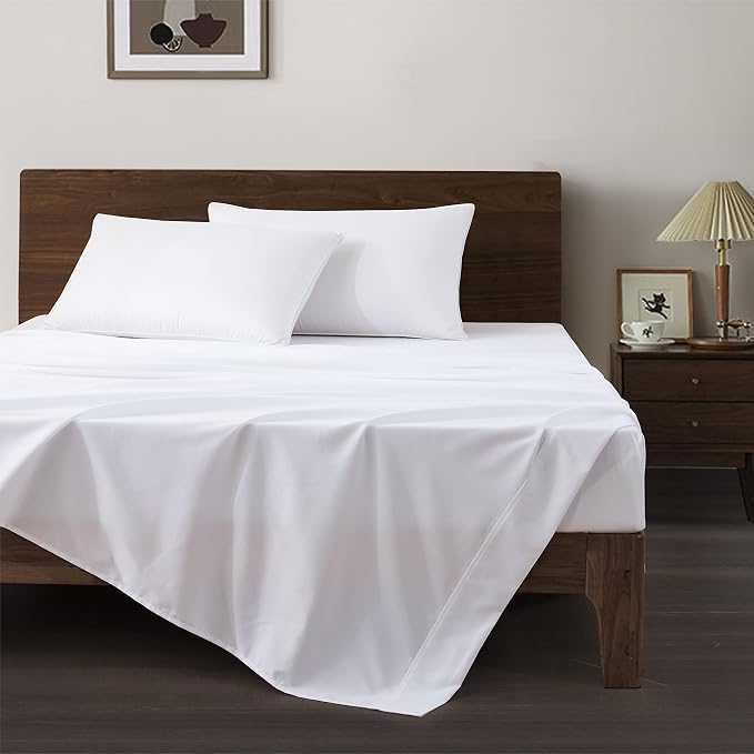 Maple&Stone King Flat Sheet 6 Pack, Premium Soft & Breathable, Brushed - Image 5