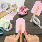 6 Rolls Double Sided Tape for Crafts, Strong Double-Sided Tape, Artist Tape - Image 7