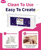 Plasticine Oil Based Modeling Clay, Non Hardening Reusable Clay, Non Toxic - Image 4