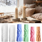 2 Packs Spiral Wave Silicone Candle Molds by JDHSilicone