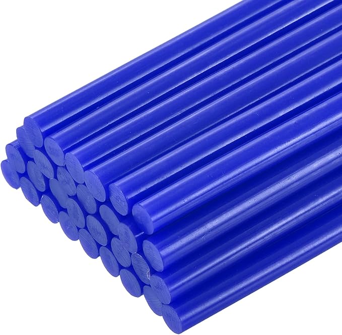 uxcell 30pcs 7mm x 200mm Full Size Hot Glue Gun Sticks 8-inch x 0.27-inch High by uxcell