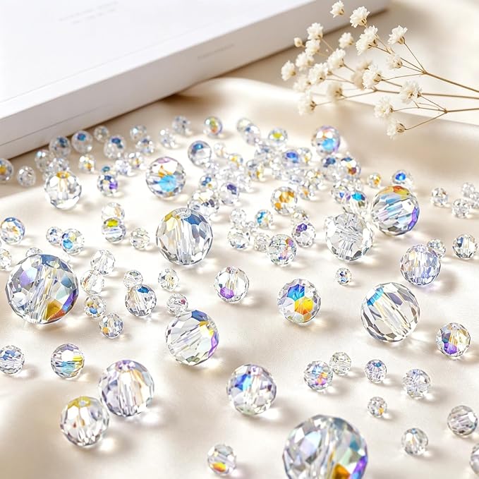 1250 PCS Beads for Jewelry Making Kit, Bracelet Making Beads Bulk Set - Image 6